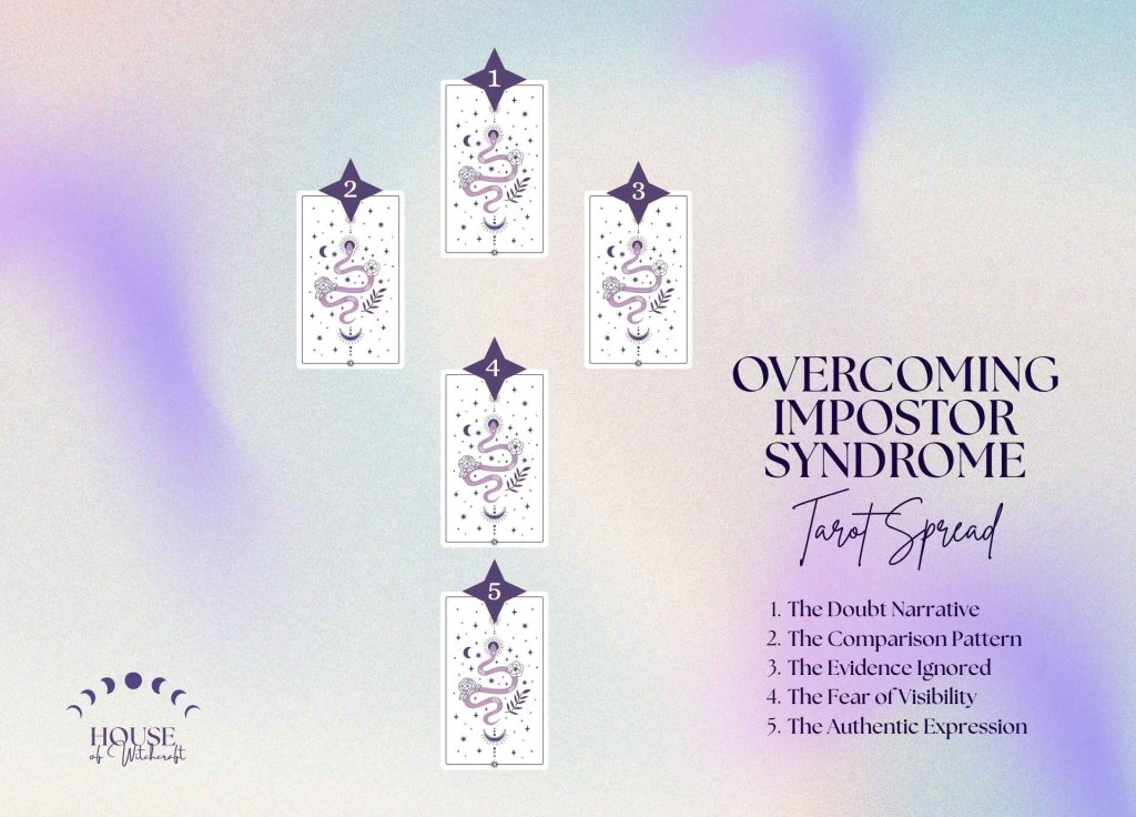 Overcoming Impostor Syndrome Tarot Spread for Authentic Visibility