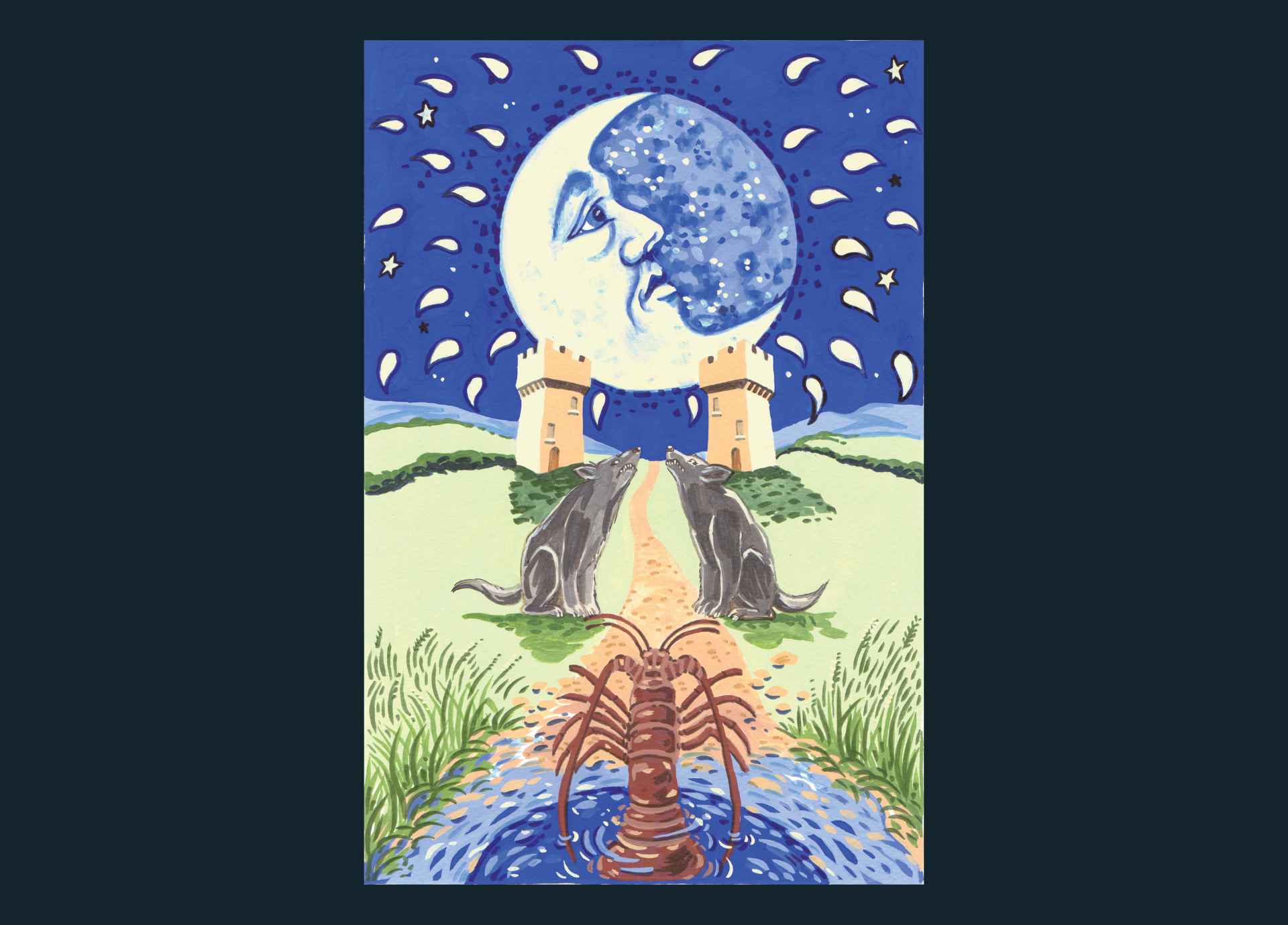 Moon Tarot Card Meaning: Intuition, Mystery, and the Shadow Path