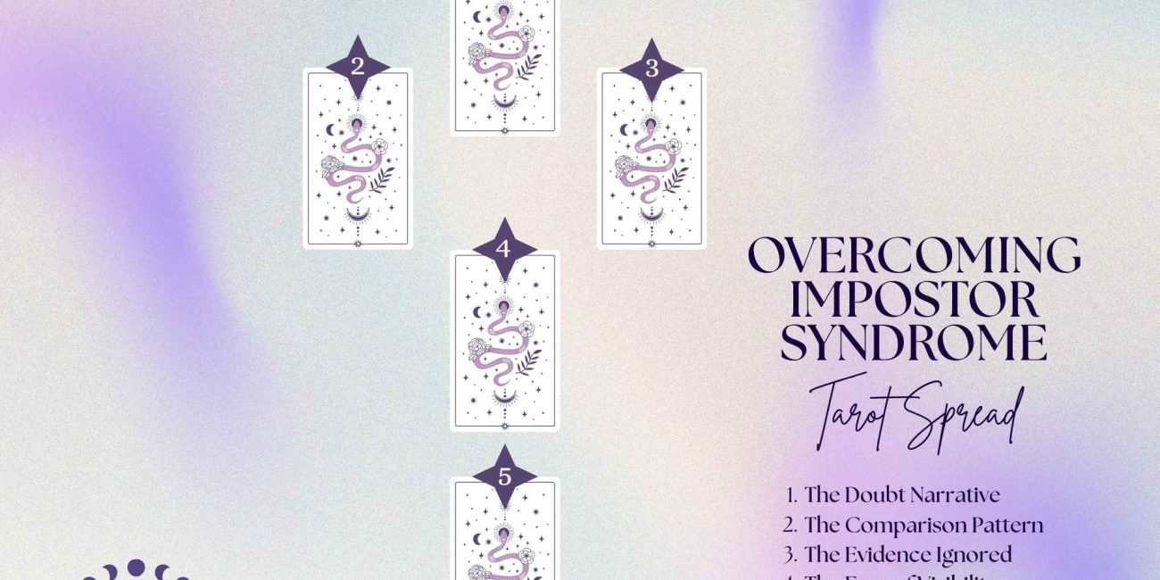 Overcoming Impostor Syndrome Tarot Spread for Authentic Visibility