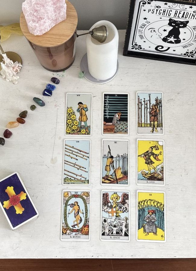 Three Columns Tarot Spread for Understanding Past, Present, and Future Dynamics