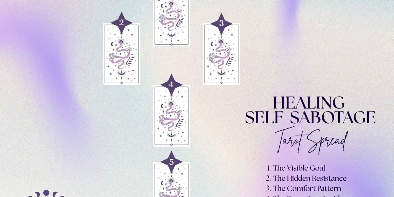 Healing Self Sabotage Tarot Spread for Reclaiming Inner Discipline