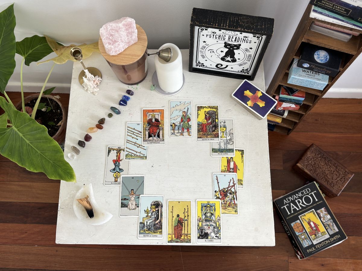 Astrological Tarot Spread for Understanding Life Cycles and Personal Influences