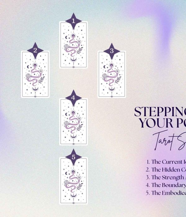 Stepping Into Your Power Tarot Spread for Embodied Confidence