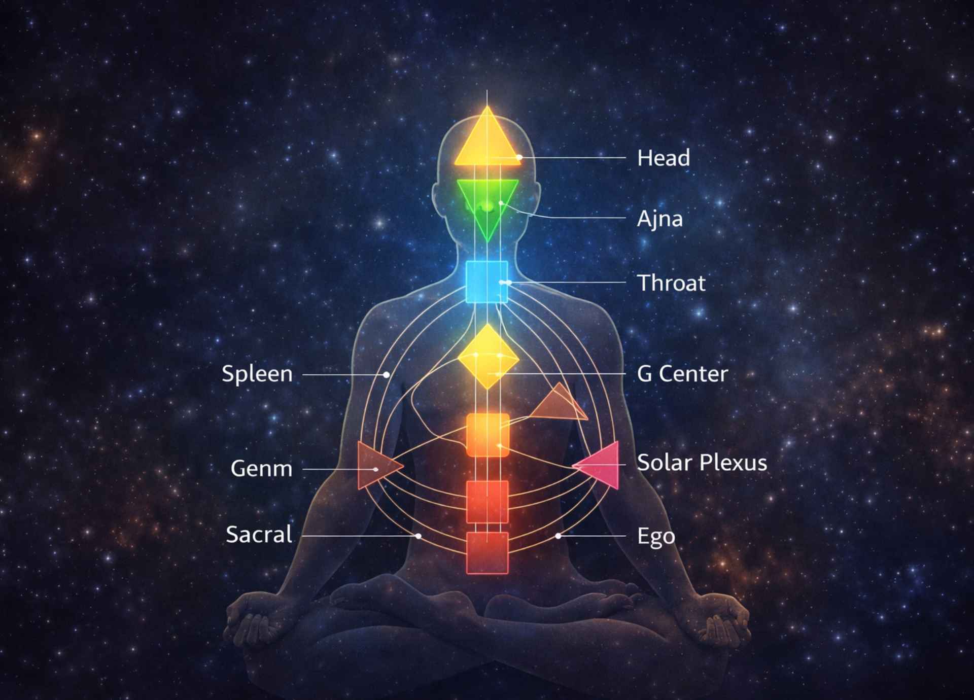 Human Design Centers Explained: The 9 Energy Centers of Your Bodygraph