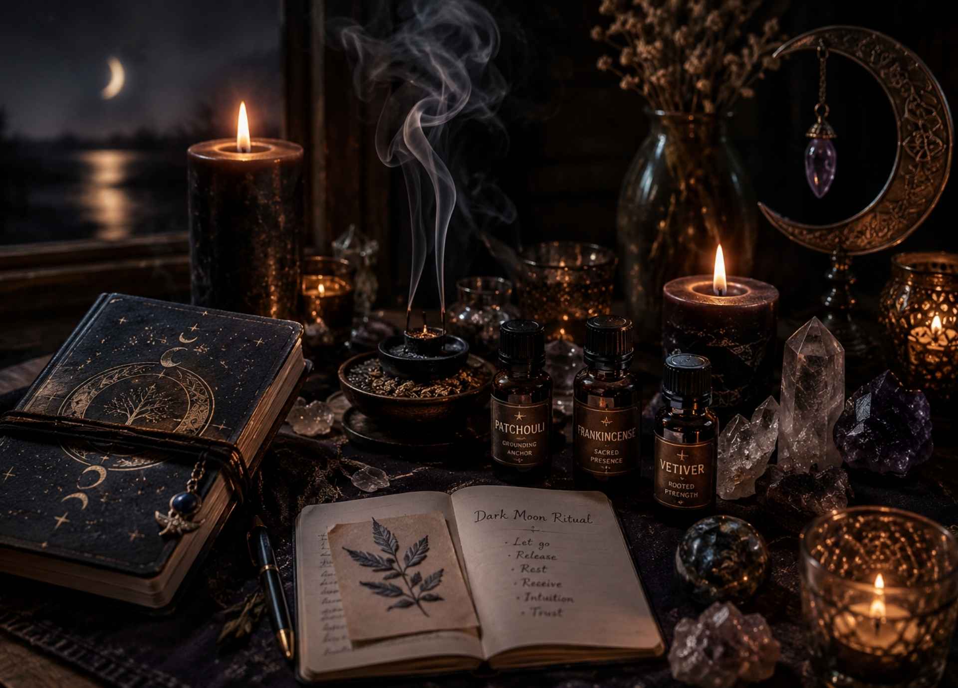 Aromatherapy Rituals for New Moon Reflection