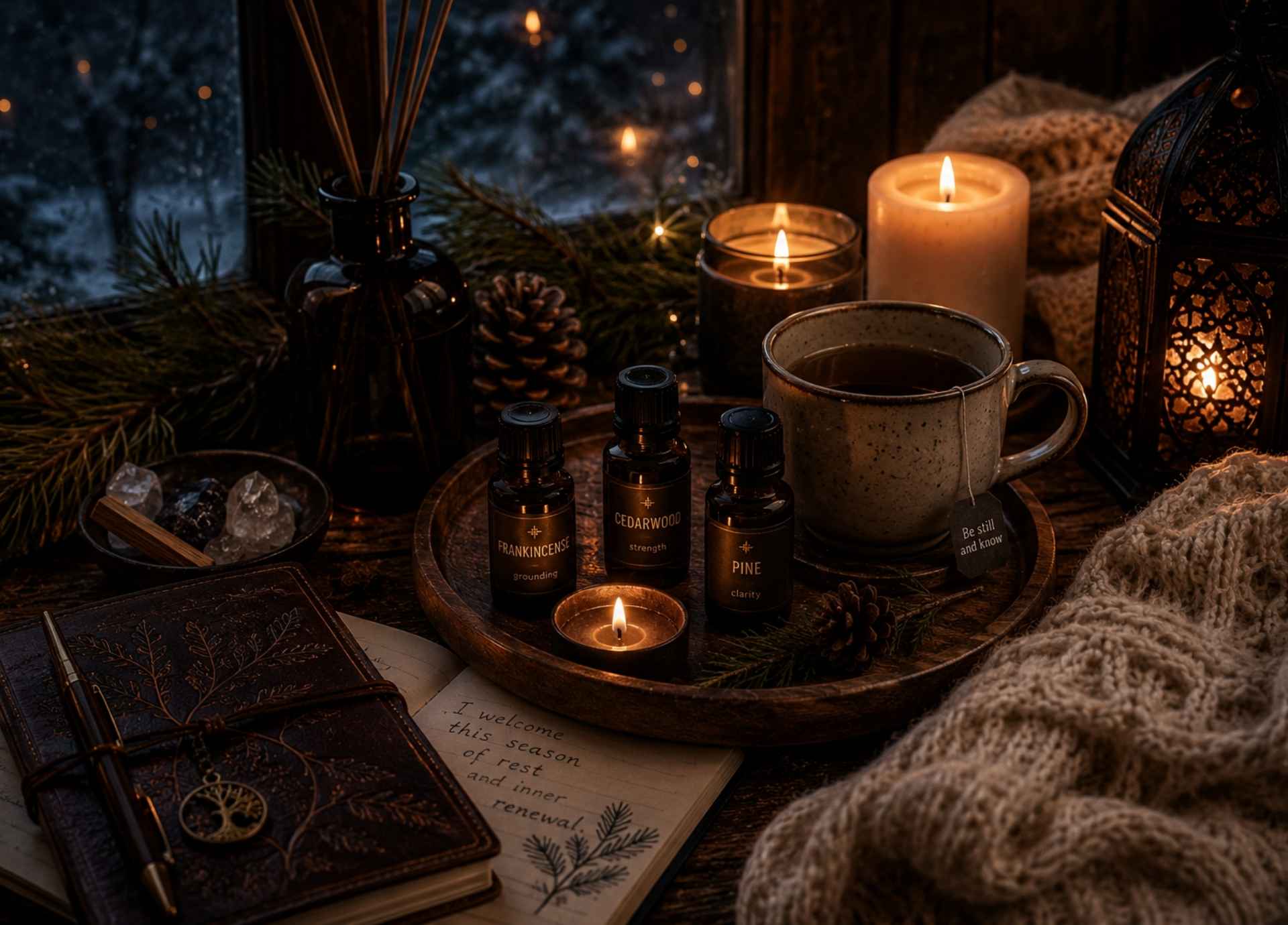 Winter Aromatherapy Rituals for Reflection & Rest