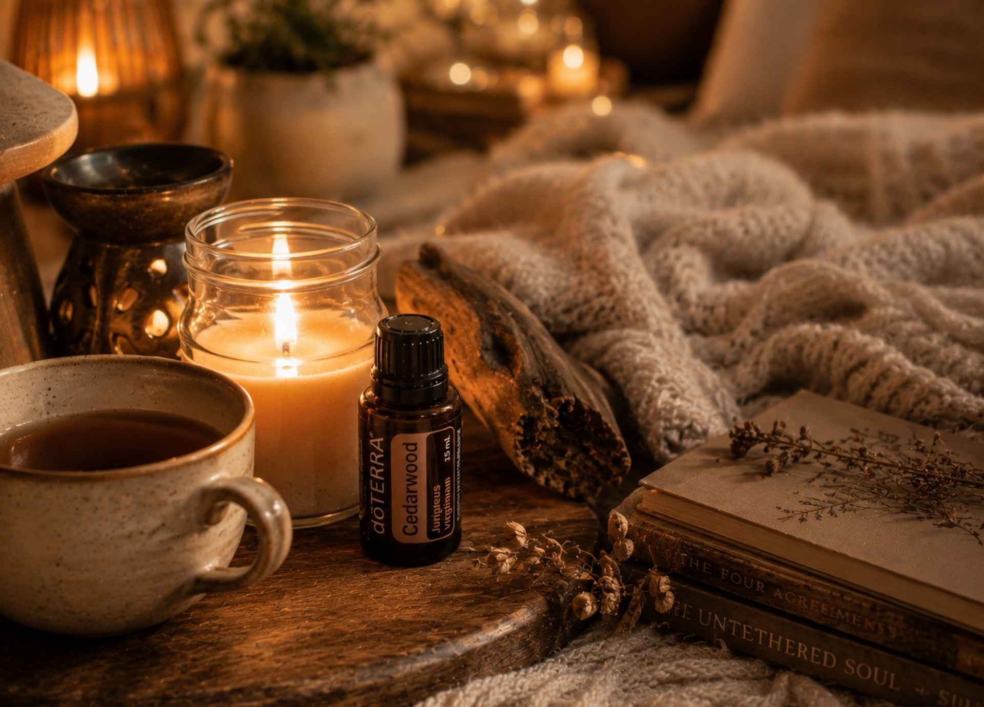 Cedarwood Rituals for Emotional Grounding & Slow Living
